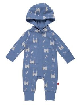 Magnetic Me Balmoral of the Story Organic Hooded Coverall Castle NWT 6-9 mo